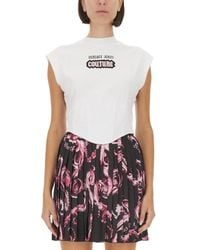 Versace Jeans Couture - Tops With Logo - Lyst