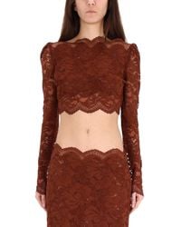 Rabanne - Polyamide Blend Top - Lyst