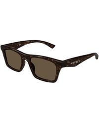 McQueen - Injectate Havana Sunglasses - Lyst
