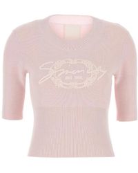 Givenchy - Pastel Cotton Blend Sweater - Lyst