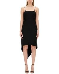Helmut Lang - Dress With Scarf Hem - Lyst