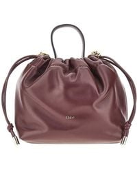 Chloé - Icons Leather Mini Bag With Chain - Lyst