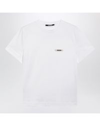 Jacquemus - Fitted T-Shirt With Grosgrain Logo - Lyst