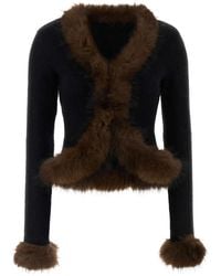Self-Portrait - Self Portrait Knit Cardigan - Lyst