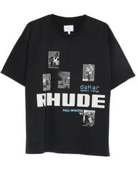 Rhude - Graphic Print T-Shirt - Lyst