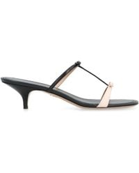 Ferragamo - Mini Bow Leather Mules Calf - Lyst