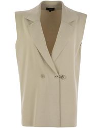 Fay - Technical Viscose Knitted Vest - Lyst
