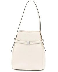 TOTEME - 'Belted' Leather Bucket Bag - Lyst