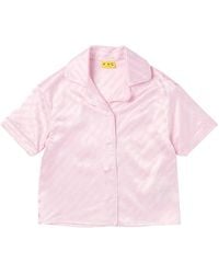 Off-White c/o Virgil Abloh - Jacq Off Satin Shirt S/S - Lyst