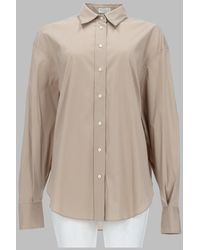Brunello Cucinelli - Camicia Con Dettaglio Monili - Lyst