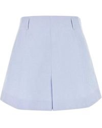 Givenchy - Powder Cotton Shorts - Lyst