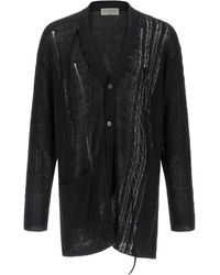 Yohji Yamamoto - Lace Up Cardigan - Lyst