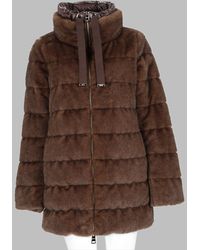 Herno - Quilted High-Collar Polyester Down Coat - Lyst