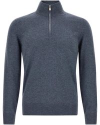 Brunello Cucinelli - Half-Zip Sweater - Lyst