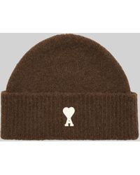 Ami Paris - Alpaca Ami De Coeur Beanie - Lyst