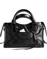 Balenciaga - Mini Le City Leather Tote Bag - Lyst