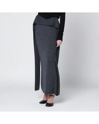 Entire studios - Long Wool Skirt - Lyst