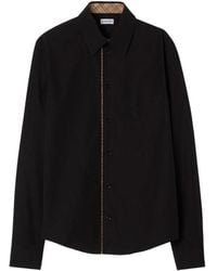 Burberry - Cotton Shirt - Lyst