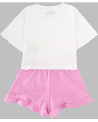 Moschino - T-Shirt And Shorts Set - Lyst