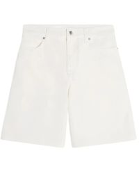 Maison Kitsuné - Denim Cotton Shorts - Lyst