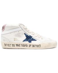 Golden Goose - Mid Star Nappa Leather Upper Glitte - Lyst