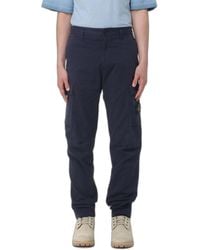 Stone Island - Cargo Pants With Logo And Pocket - Lyst