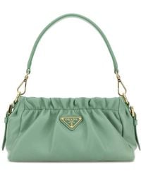 Prada - Mint Nappa Leather Handbag - Lyst