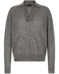 Tom Ford - Cashmere And Silk Polo Shirt - Lyst