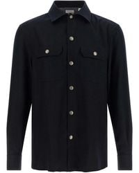 Brunello Cucinelli - Flannel Overshirt - Lyst