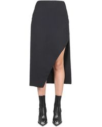 McQueen - Wool And Mohair Skirt - Lyst