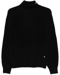 Liu Jo - High Neck Pearl Sweater - Lyst