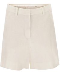 Max Mara - S Max Mara Short Party Linen - Lyst