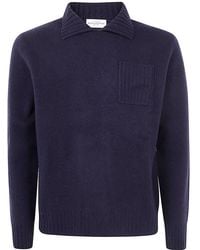 Ballantyne - Sailor Neck Pullover - Lyst