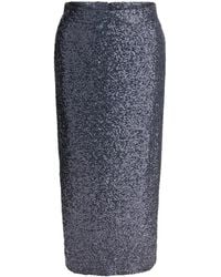 Semler - Sequined Midi Skirt - Lyst