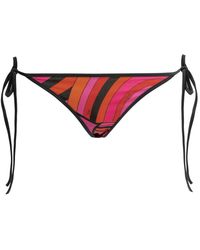 PUCCI - Marmo Polyamide Elastane Bikini Briefs - Lyst