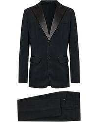 DSquared² - Miami Virgin Wool Two-Pieces Suit With Satin Lapels - Lyst