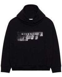 Givenchy - Hooded Cotton Sweatshirt - Lyst