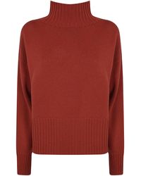Drumohr - Oversized V Neck Sweater - Lyst