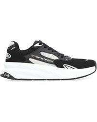 EA7 - Cool Lace-Up Sneakers - Lyst