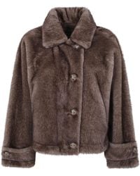 DR. HOPE - Fake Fur Jacket - Lyst