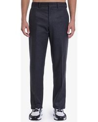 Fendi - Dark Stretch Cashmere Pant - Lyst
