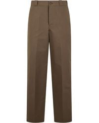 Prada - Technical Wide-Leg Pants - Lyst