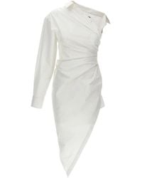 Alexander Wang - Asymmetrical Shirt Dress - Lyst