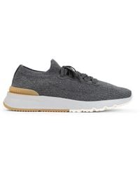 Brunello Cucinelli - Lavagna Textile Sneakers - Lyst