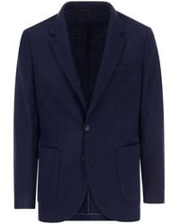 Brunello Cucinelli - Cashmere Jersey Blazer With Patch Pockets - Lyst