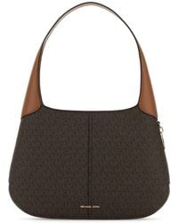 MICHAEL Michael Kors - Printed Canvas Alice Shoulder Bag - Lyst