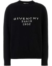 Givenchy - Wool And Cashmere Pullover With Paris 1952 - Lyst