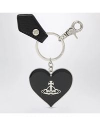 Vivienne Westwood - Mirror Heart Orb Heart Keyring - Lyst