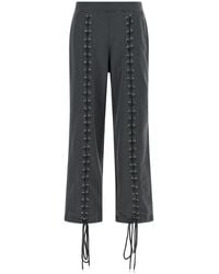 ROTATE BIRGER CHRISTENSEN - 'Lacing' Pants - Lyst