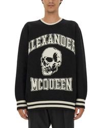 McQueen - Varsity Sweater - Lyst
